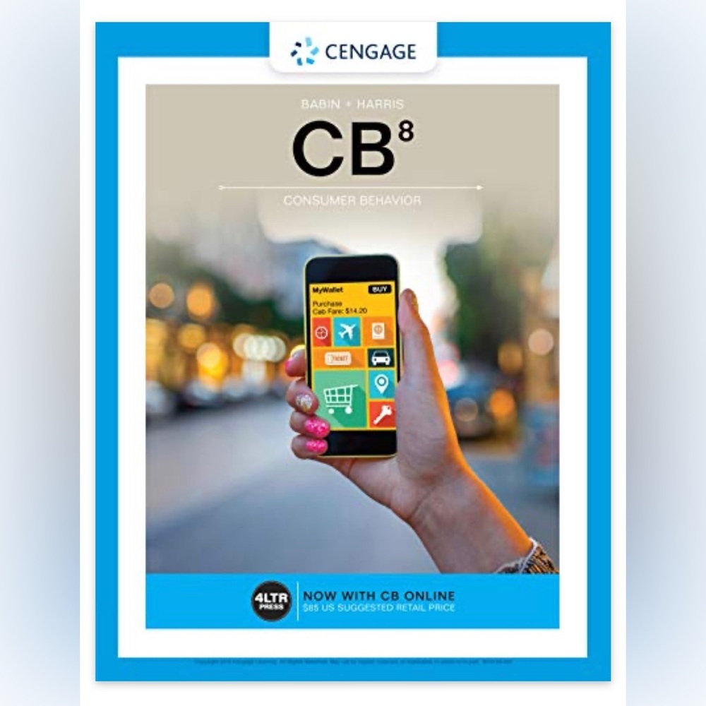 Book-CB (New, Engaging Titles from 4LTR Press)
8th Edition Consumer Behavior